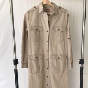 Vintage Banana Republic Safari Dress. Size 8